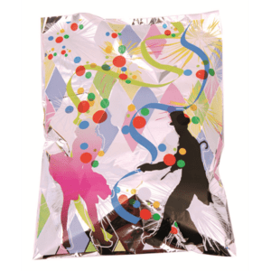BOLSA METALIZADA DANCING/RETRO PARTY ITEM