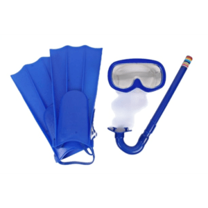 ÓCULOS C/RESPIRO BARBATANAS SWIMMING SET