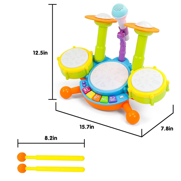 DIDÁTICO BATERIA DRUMS DIDACTIC
